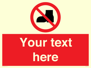 Custom No outdoor footwear